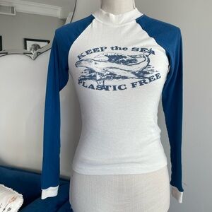 urban outfitters eco raglan tee